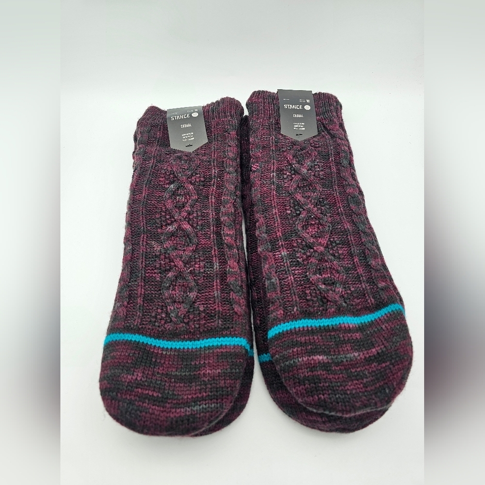 Stance Habitat Heavy Cushion Crew Socks Size Medium 2 Pairs